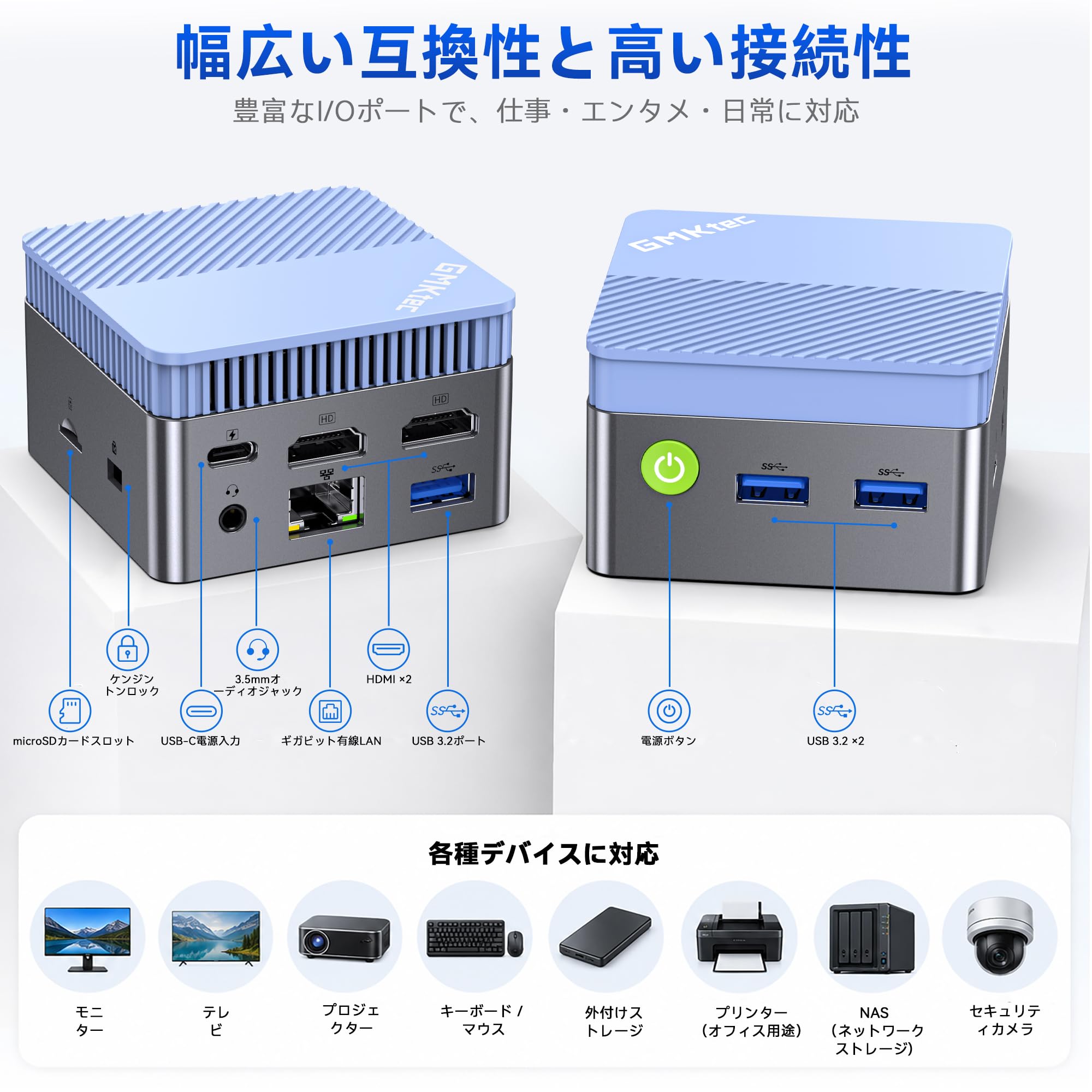 Amazon.co.jp: 【世界最小ミニPC】GMKtec G5S Intel N5095 8GB+128GB